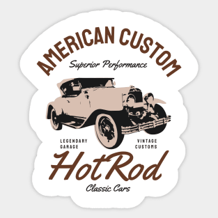 american custom Sticker